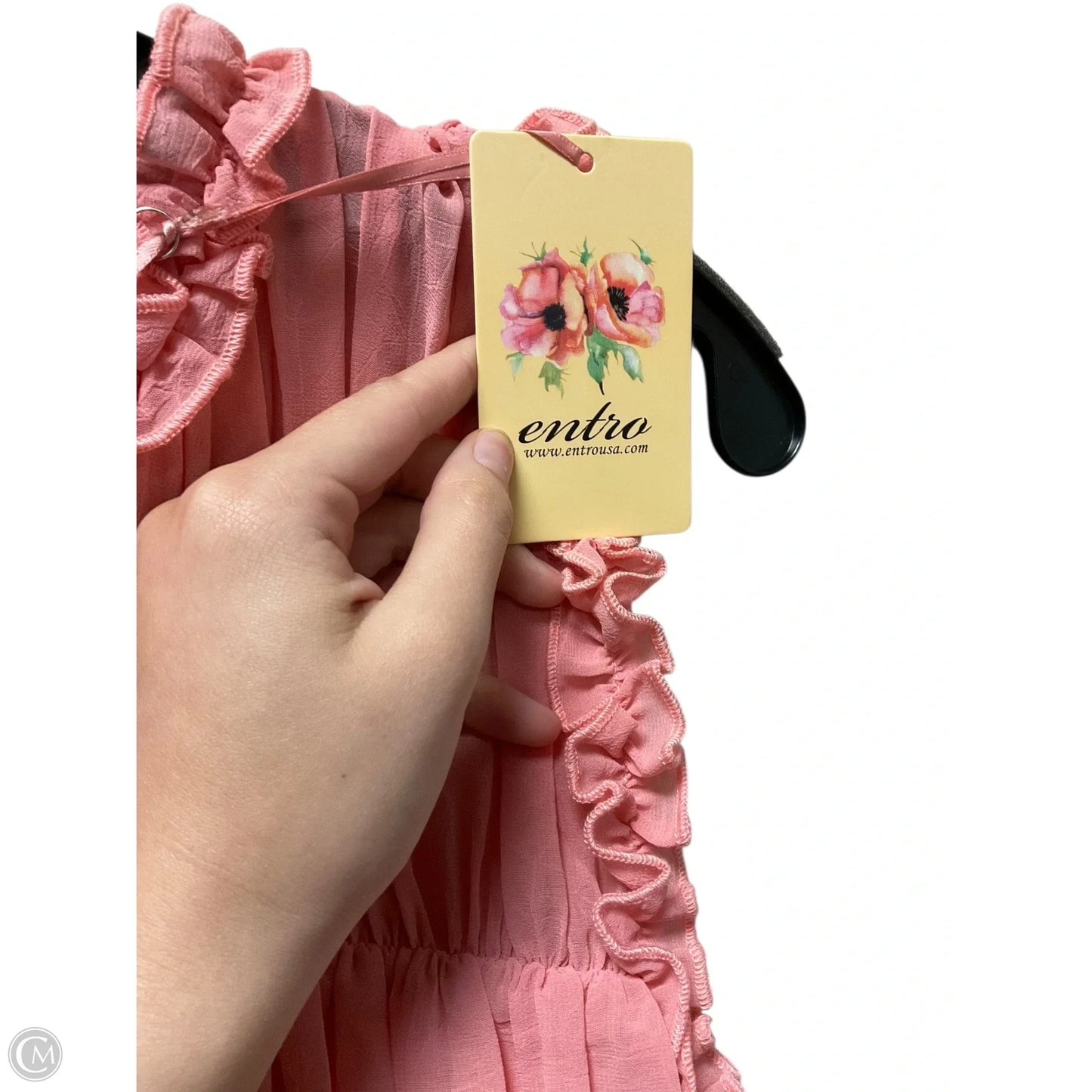 Dress Party Long By Entro In Pink, Size: L