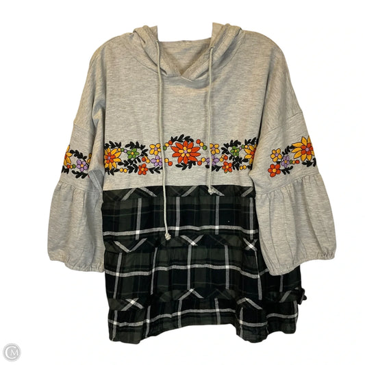Sweatshirt Hoodie By Ivy Jane In Multi-colored, Size: L