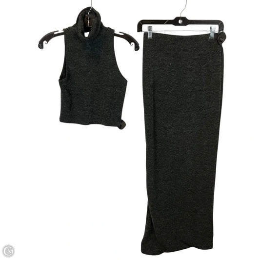 Skirt Set 2pc By Missguided In Grey, Size: Xs