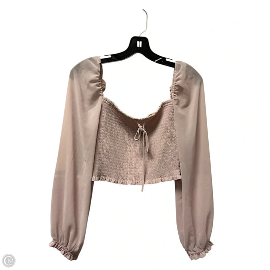 Top Long Sleeve By Wilfred In Pink, Size: M