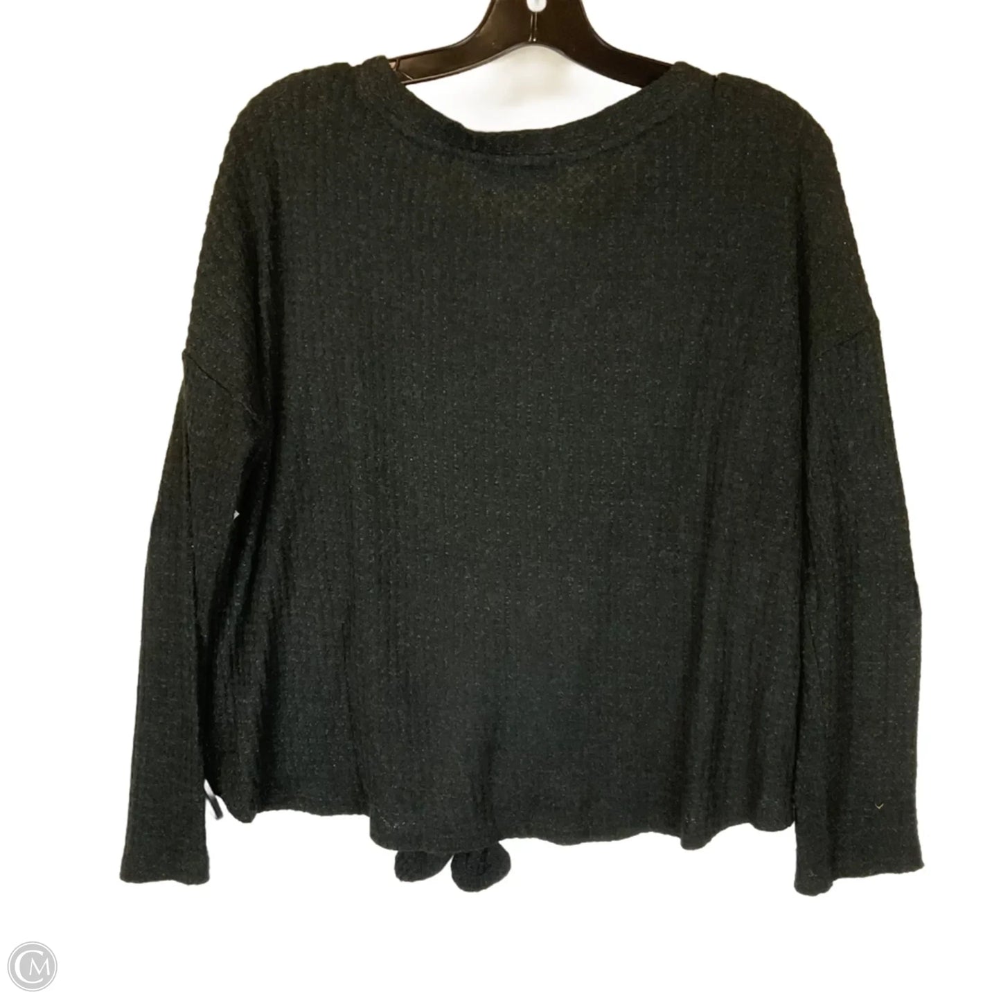 Top LONG SLEEVE Basic By Pink Rose In Grey, Size: L