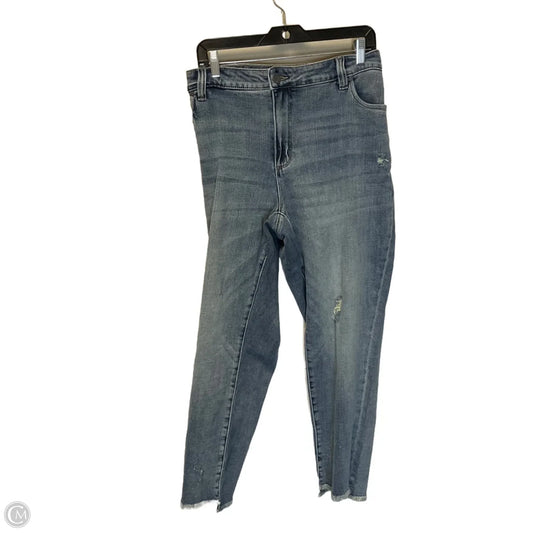 Jeans Skinny By Kut In Blue Denim, Size: 16