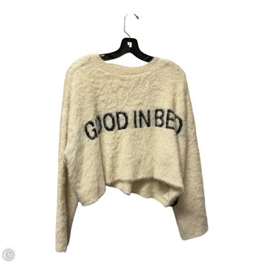 Sweater By Nasty Gal In Cream, Size: L