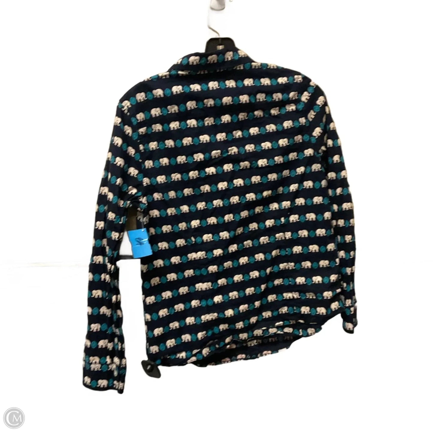 Top Long Sleeve Basic By Crown And Ivy In Navy, Size: M