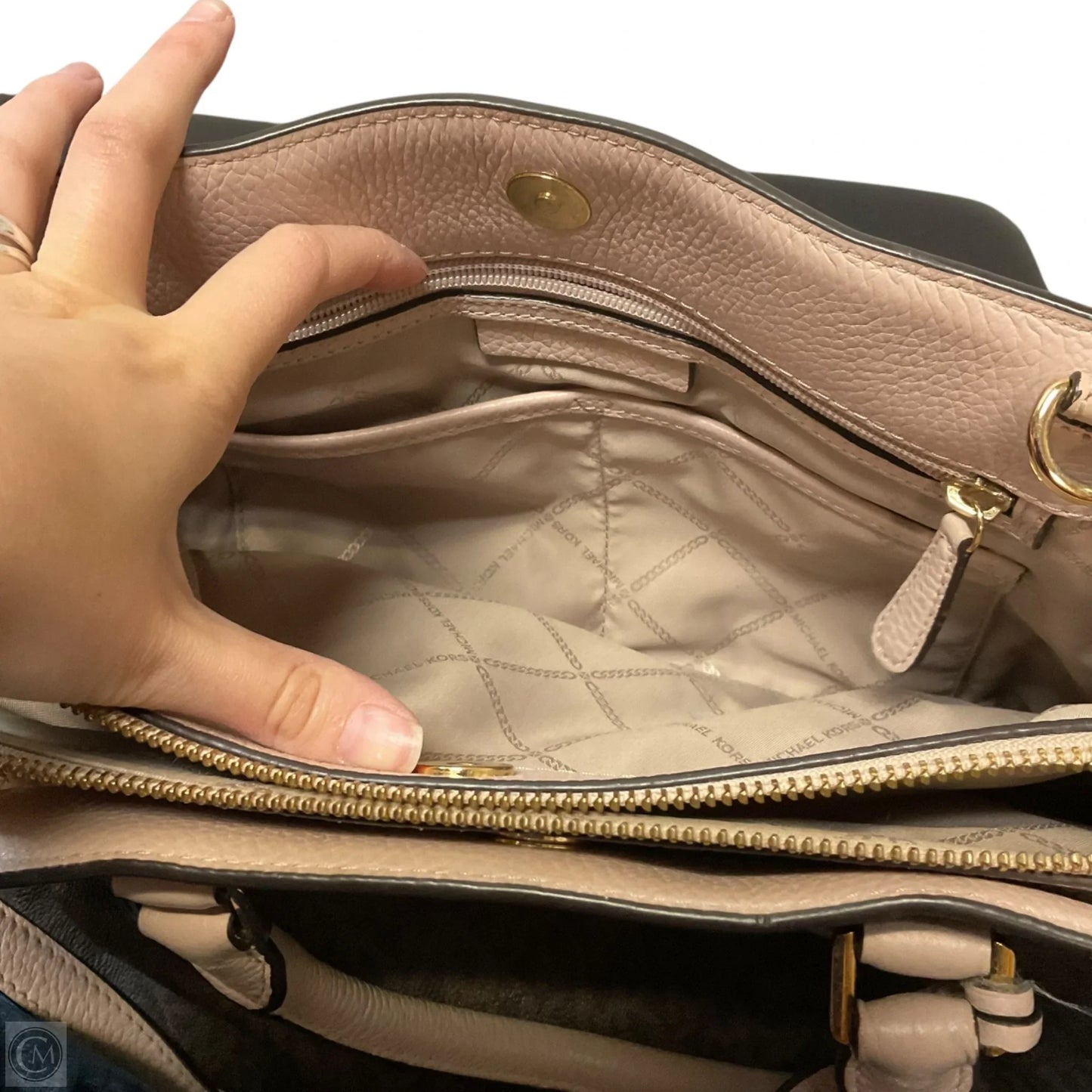 Crossbody Designer By Michael Kors, Size: Medium