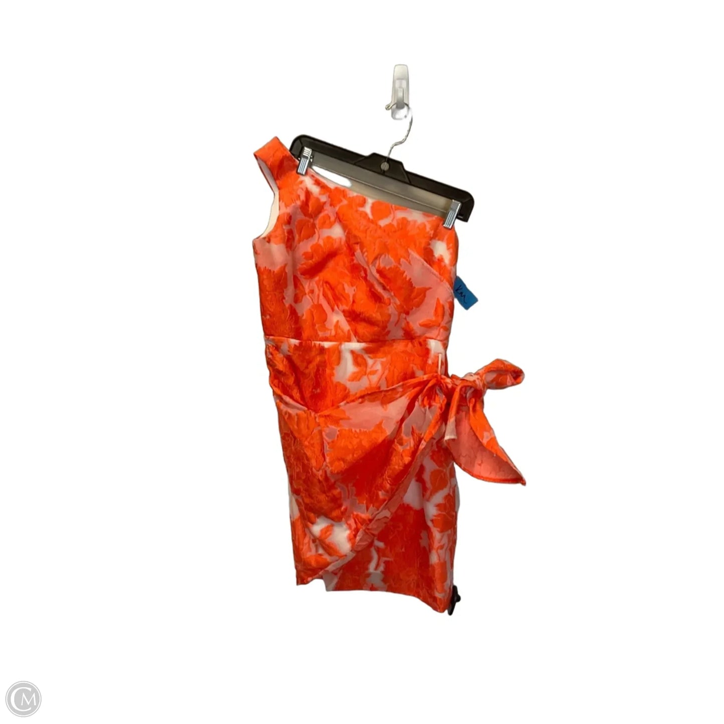 Dress Party Short By Showpo In Orange & White, Size: 10