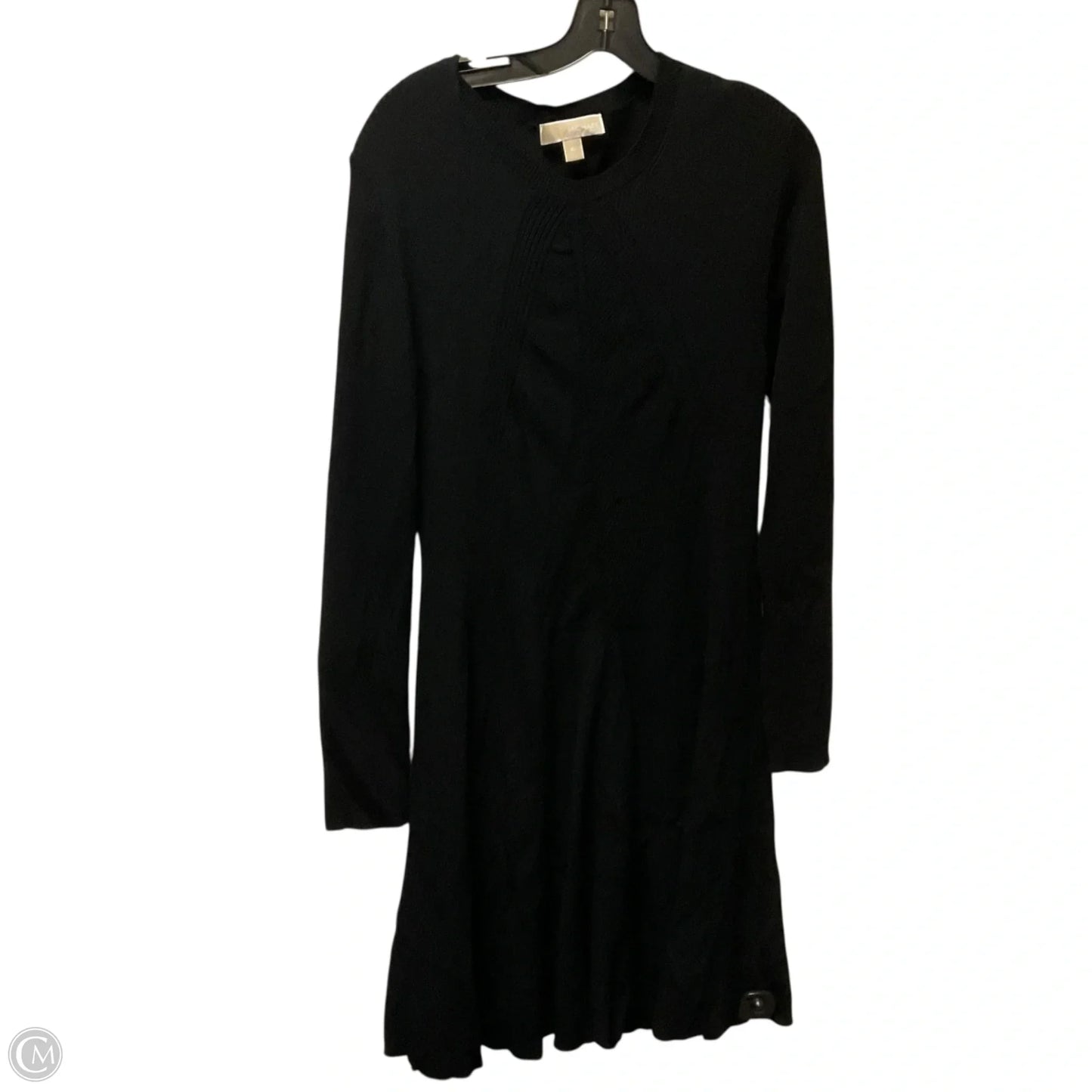 Dress Casual Midi By Michael By Michael Kors In Black, Size: Xl