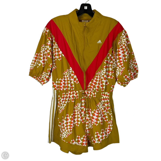 Romper By Adidas In Red & Yellow, Size: S