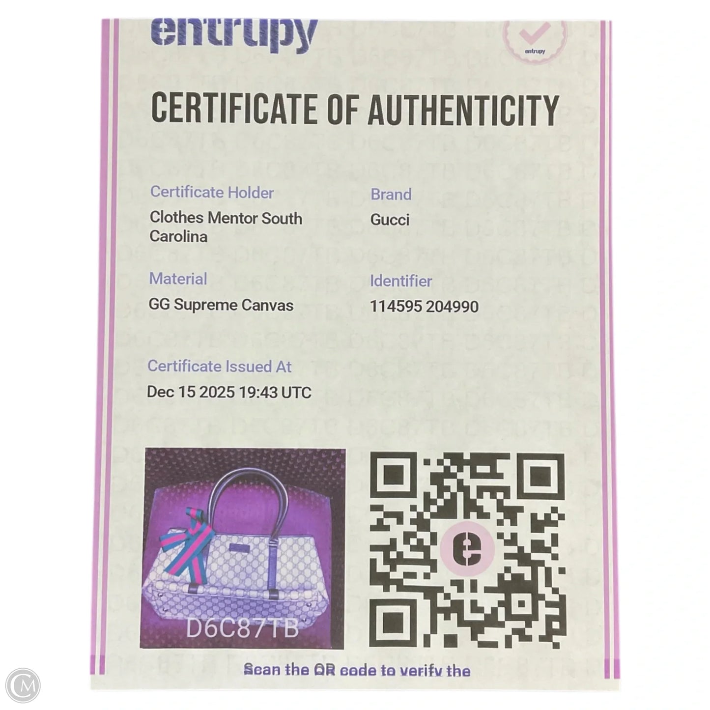 Handbag Luxury Designer By Gucci, Size: Large