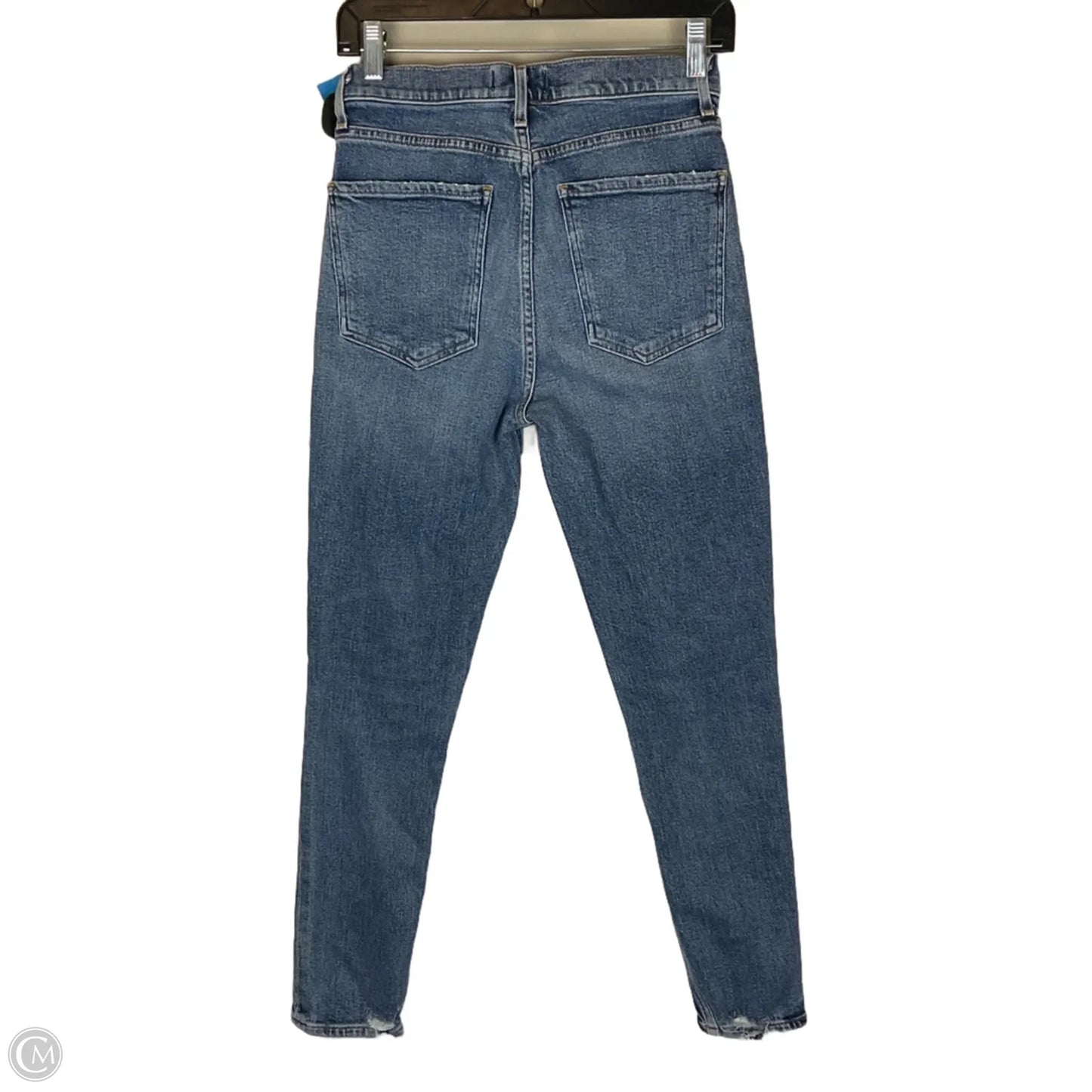 Jeans Skinny By Agolde In Blue Denim, Size: 0