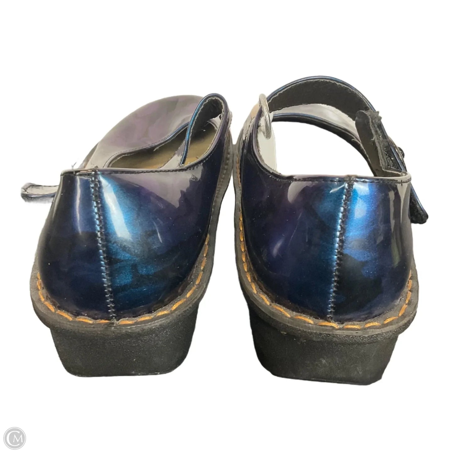 Shoes Flats By Clothes Mentor In Blue & Purple, Size: 8.5