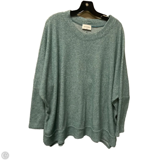 Top Long Sleeve By Clothes Mentor In Green, Size: M