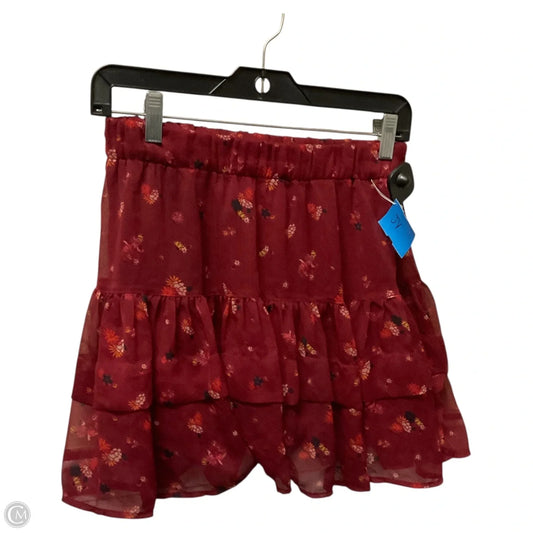 Skirt Mini & Short By Free People In Red, Size: Xs
