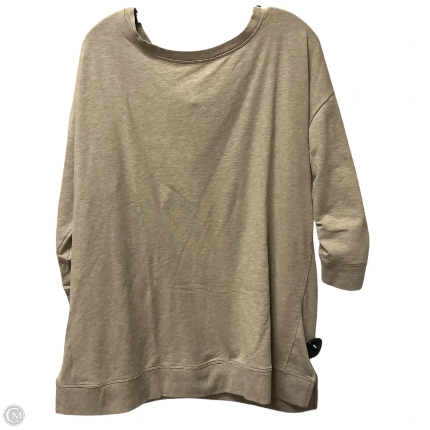 Top 3/4 Sleeve By Chicos In Tan, Size: 20/22