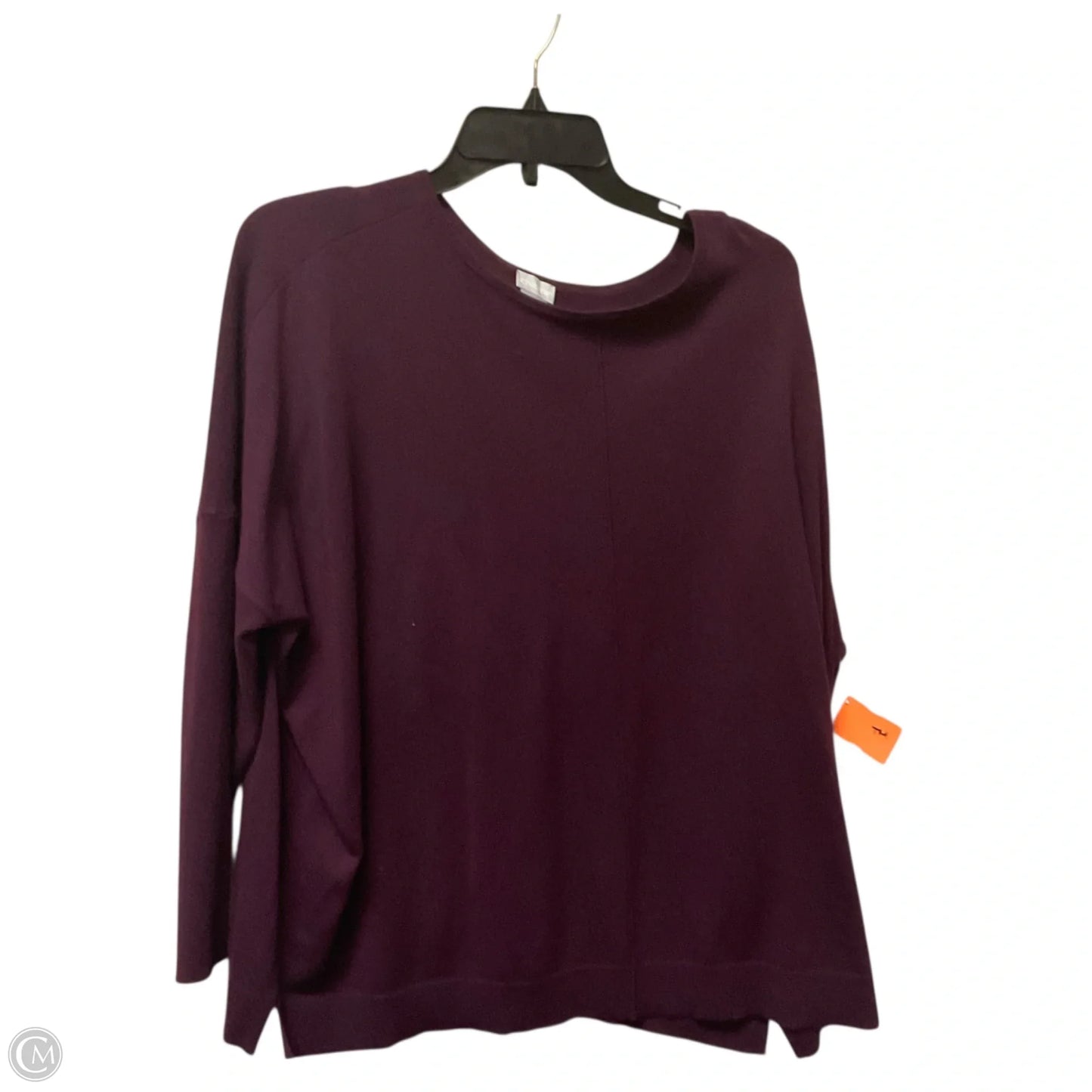 Top Long Sleeve By Chicos In Purple, Size: 4x