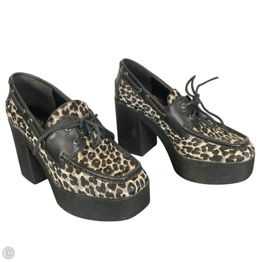 Shoes Designer By Michael Kors In Animal Print, Size: 8.5