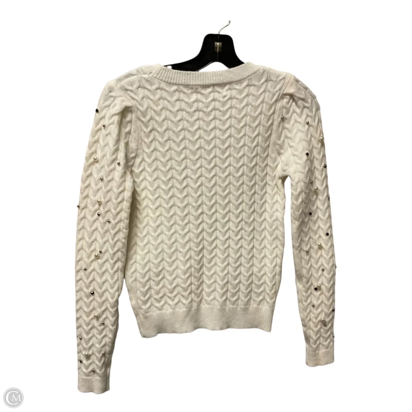 Sweater By Clothes Mentor In White, Size: S