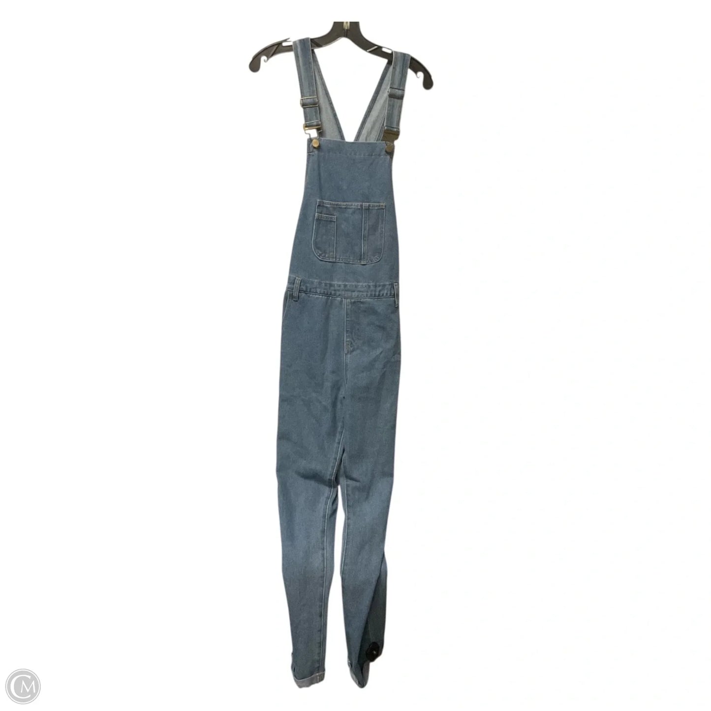 Overalls By Boohoo Boutique In Blue Denim, Size: 6