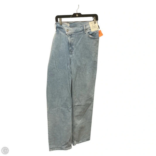 Jeans Straight By Abercrombie And Fitch In Blue Denim, Size: 18