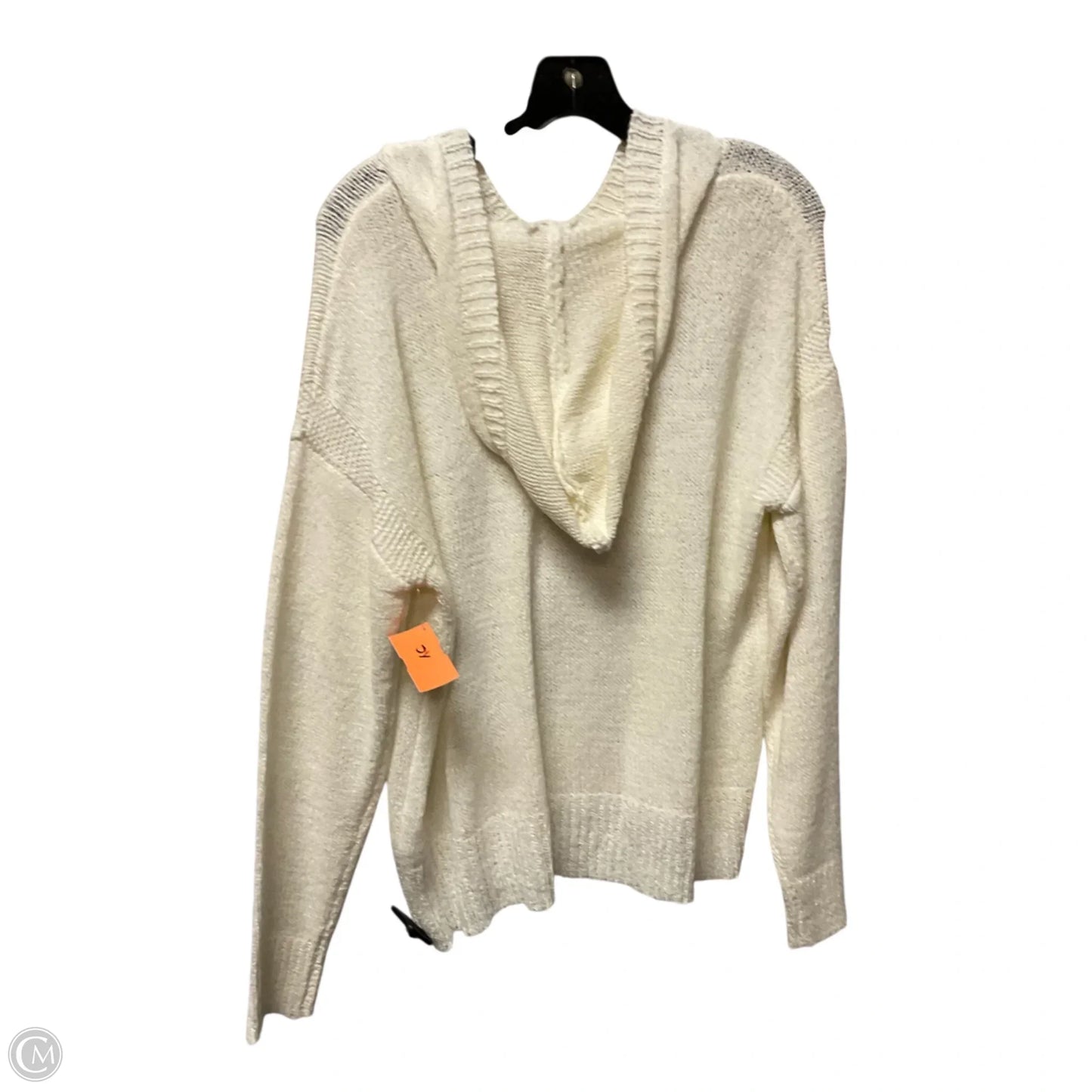 Top Long Sleeve By Cable And Gauge In White, Size: L