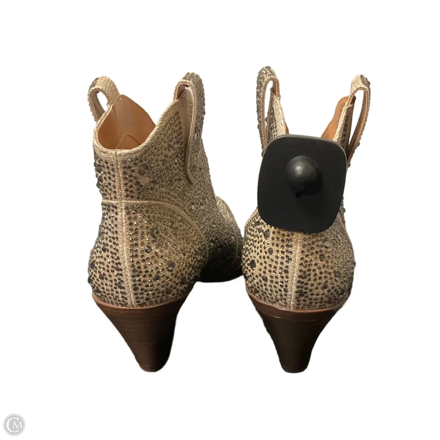 Boots Ankle Heels By Jessica Simpson In Tan, Size: 7