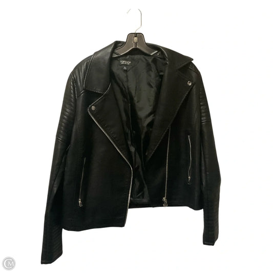 Jacket Other By Top Shop In Black, Size: M