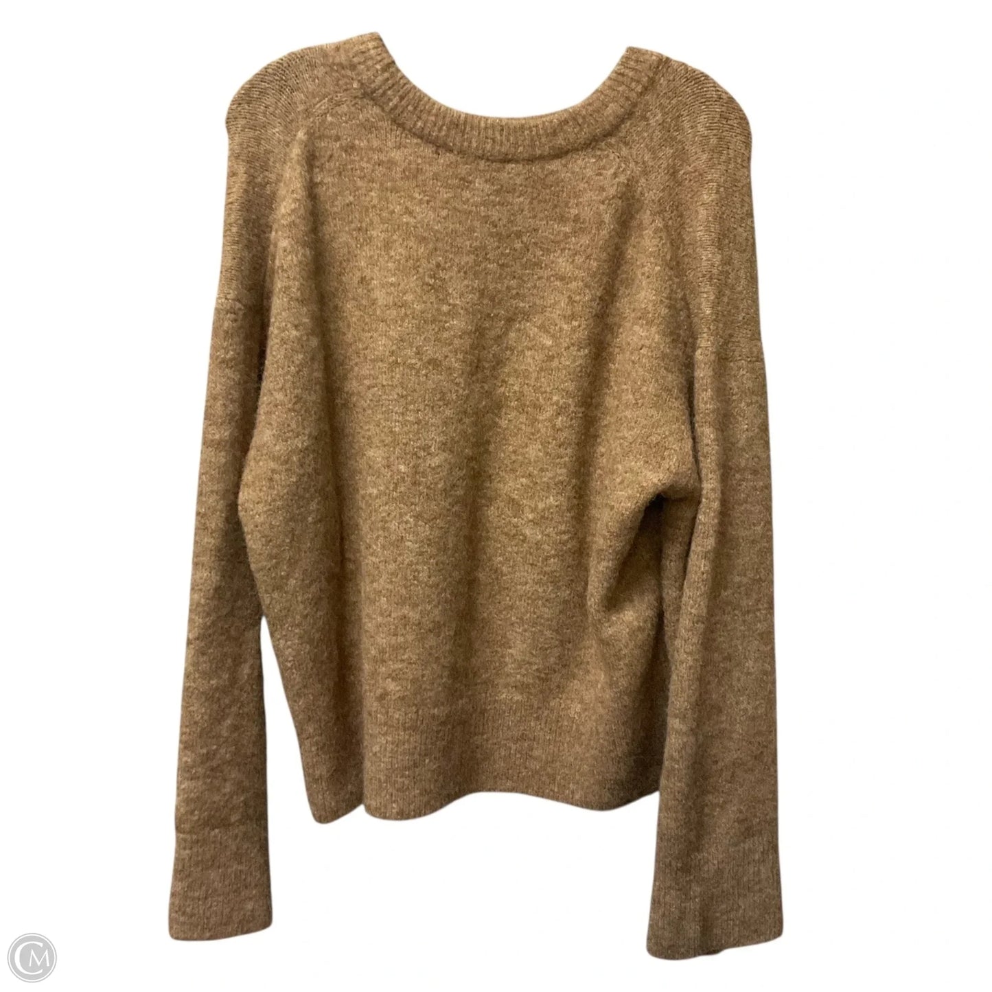 Sweater By Calvin Klein In Tan, Size: L