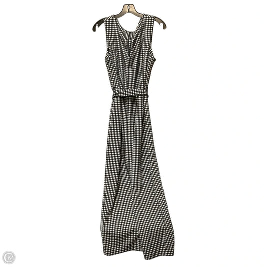 Jumpsuit By Calvin Klein In Black & White, Size: 14