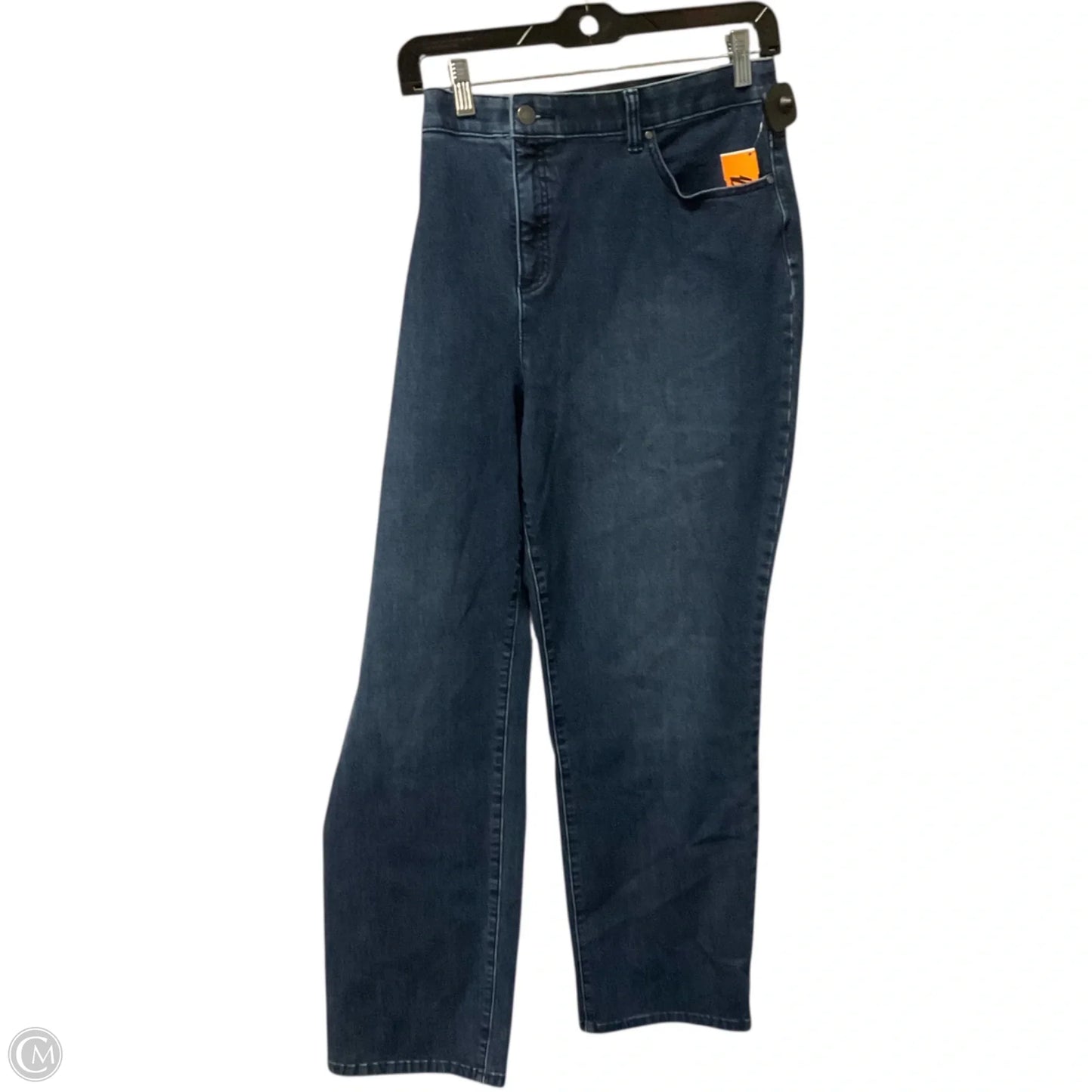 Jeans Straight By Chicos In Blue Denim, Size: 16