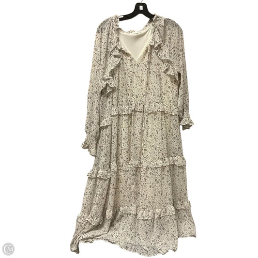 Dress Casual Maxi By &merci In White, Size: S