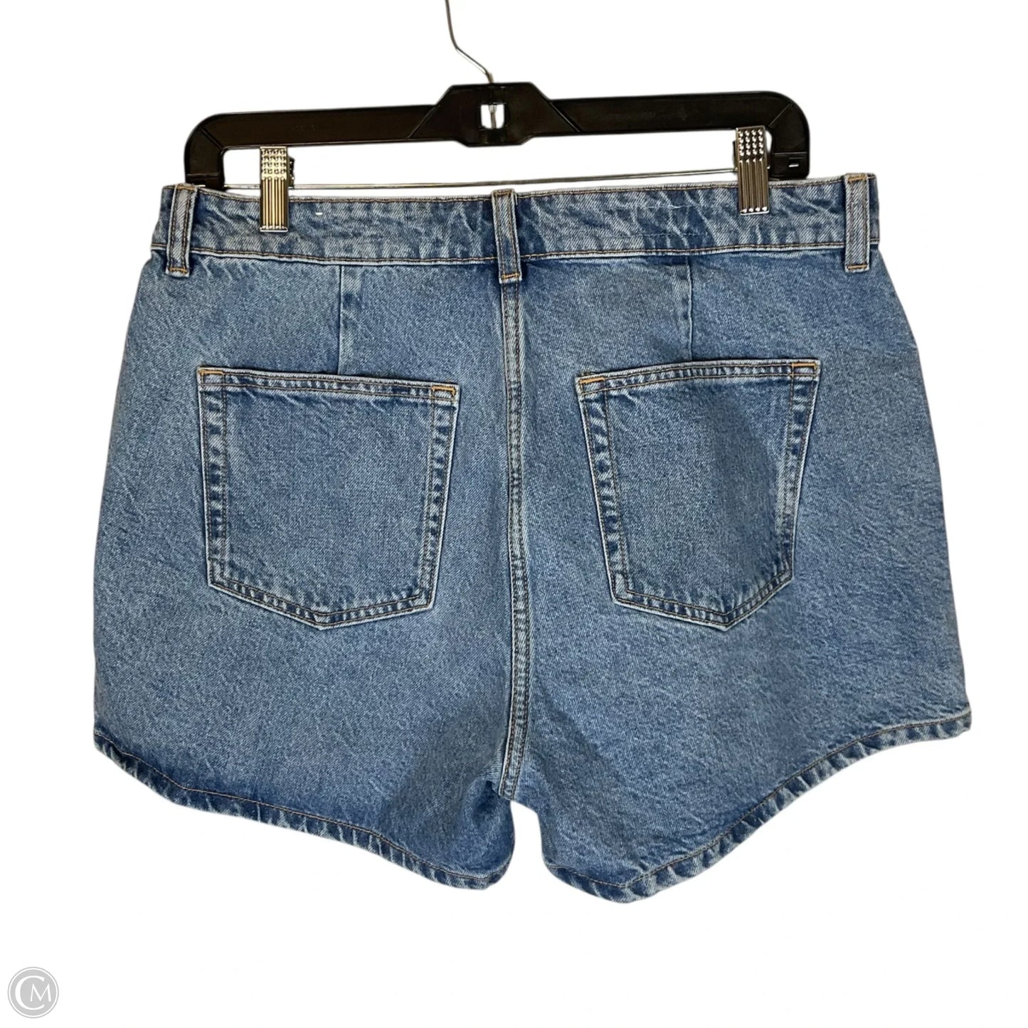 Skort By Zara In Blue Denim, Size: L