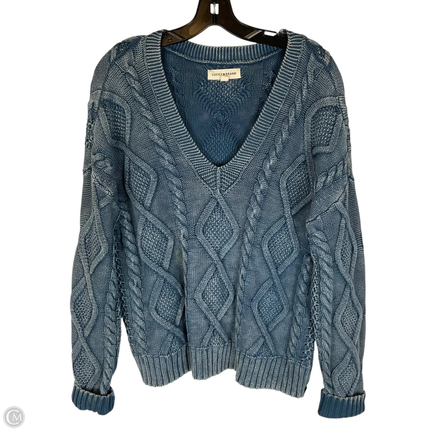 Sweater By Lucky Brand In Navy, Size: M