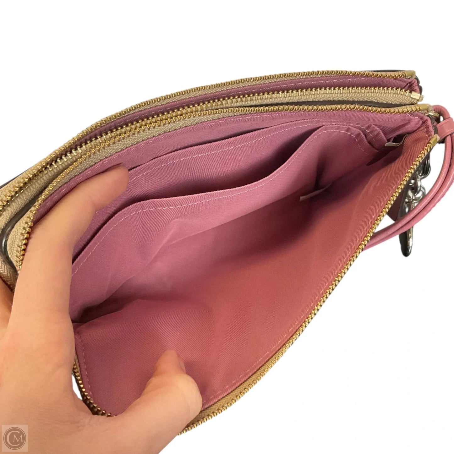 Wristlet Designer By Coach, Size: Large