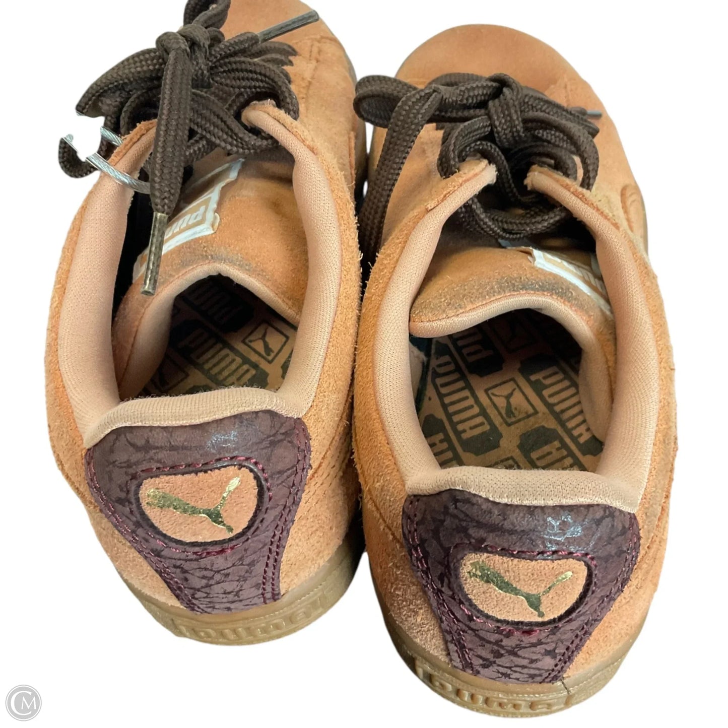 Shoes Athletic By Puma In Orange, Size: 7