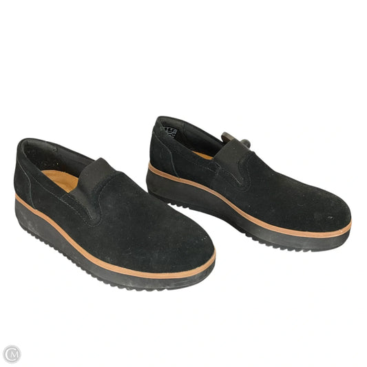 Shoes Heels Wedge By Clarks In Black, Size: 8