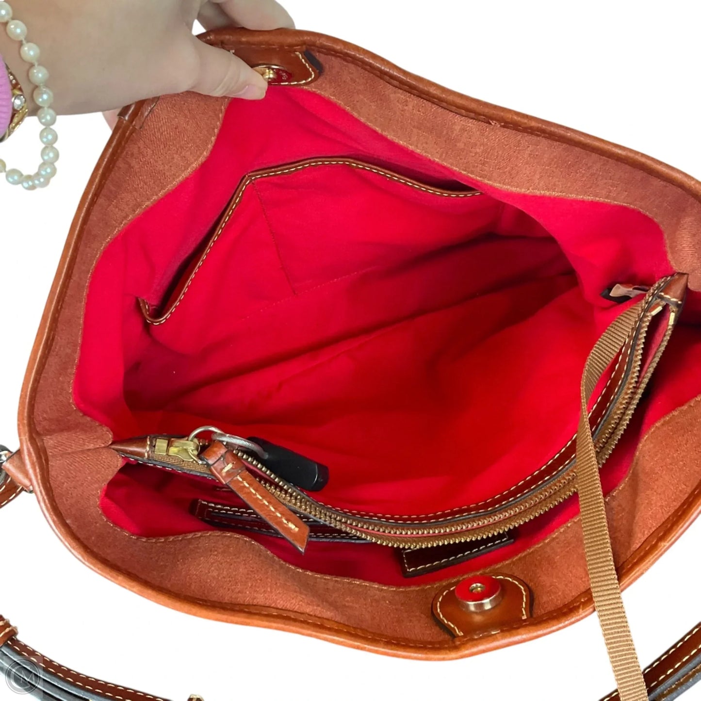 Handbag Designer By Dooney And Bourke, Size: Large