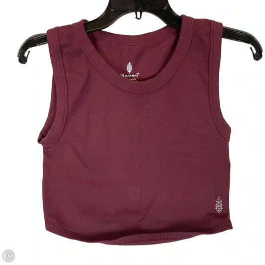 Athletic Tank Top By Free People In Red, Size: M