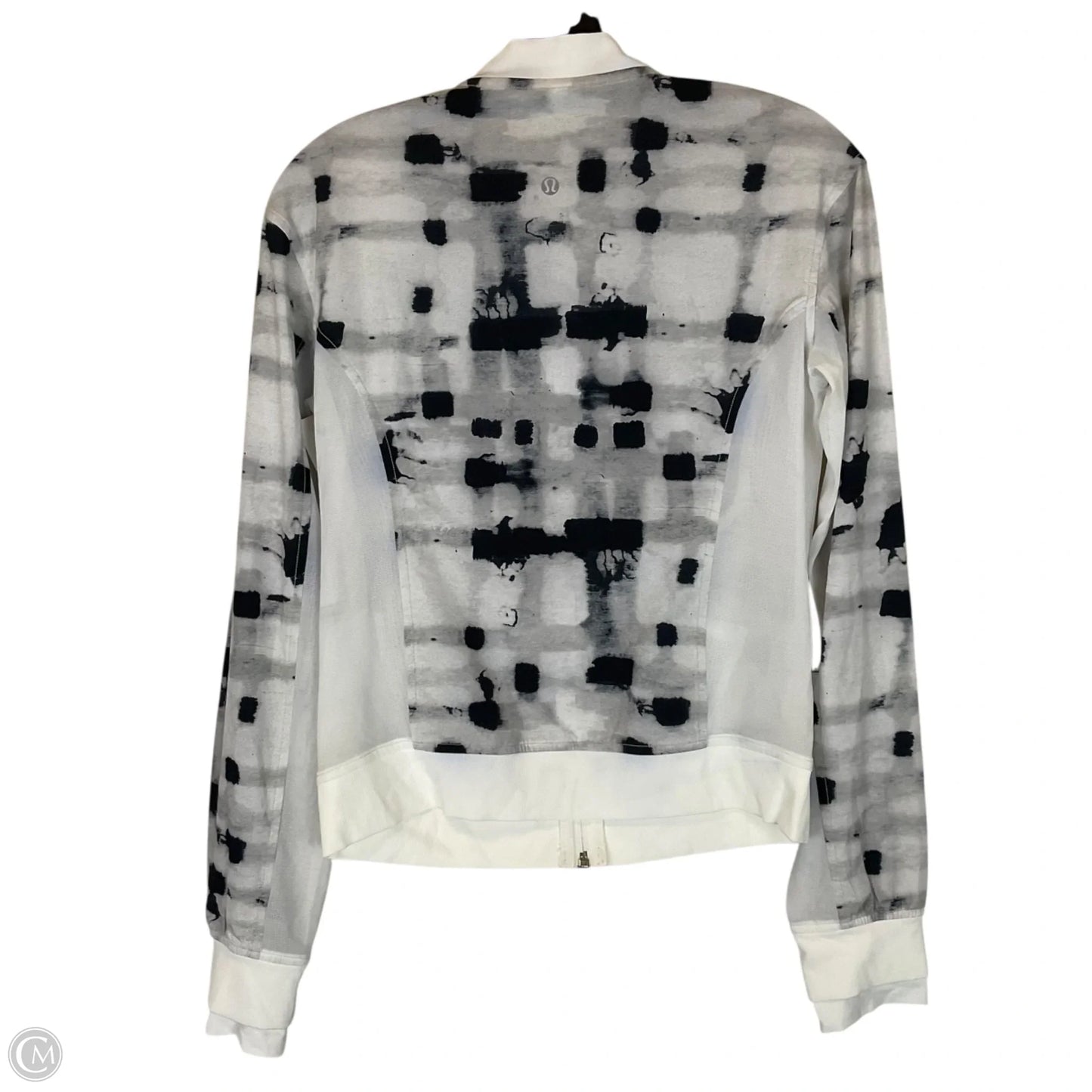 Athletic Jacket By Lululemon In Grey, Size: 4