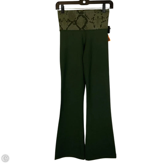 Athletic Leggings By Lululemon In Green, Size: 6/8