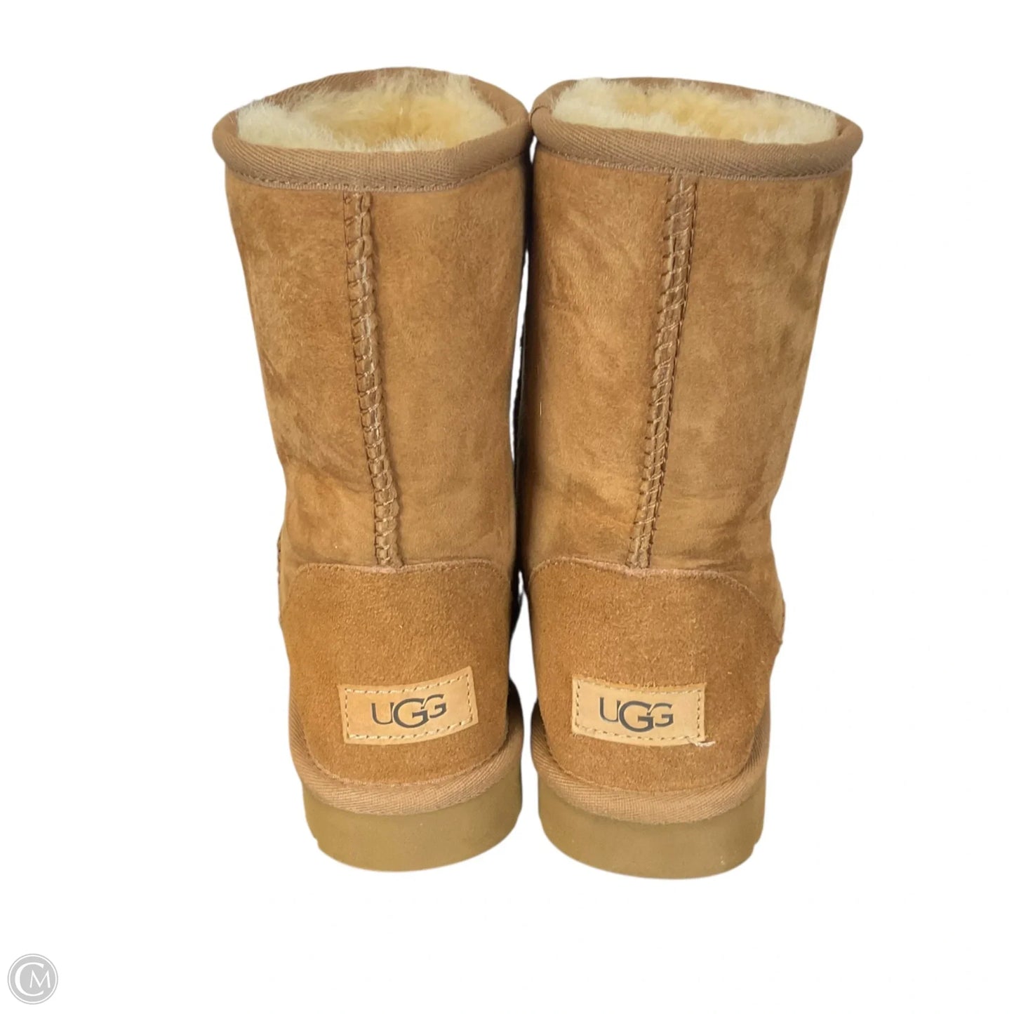 Boots Designer By Ugg In Brown, Size: 7
