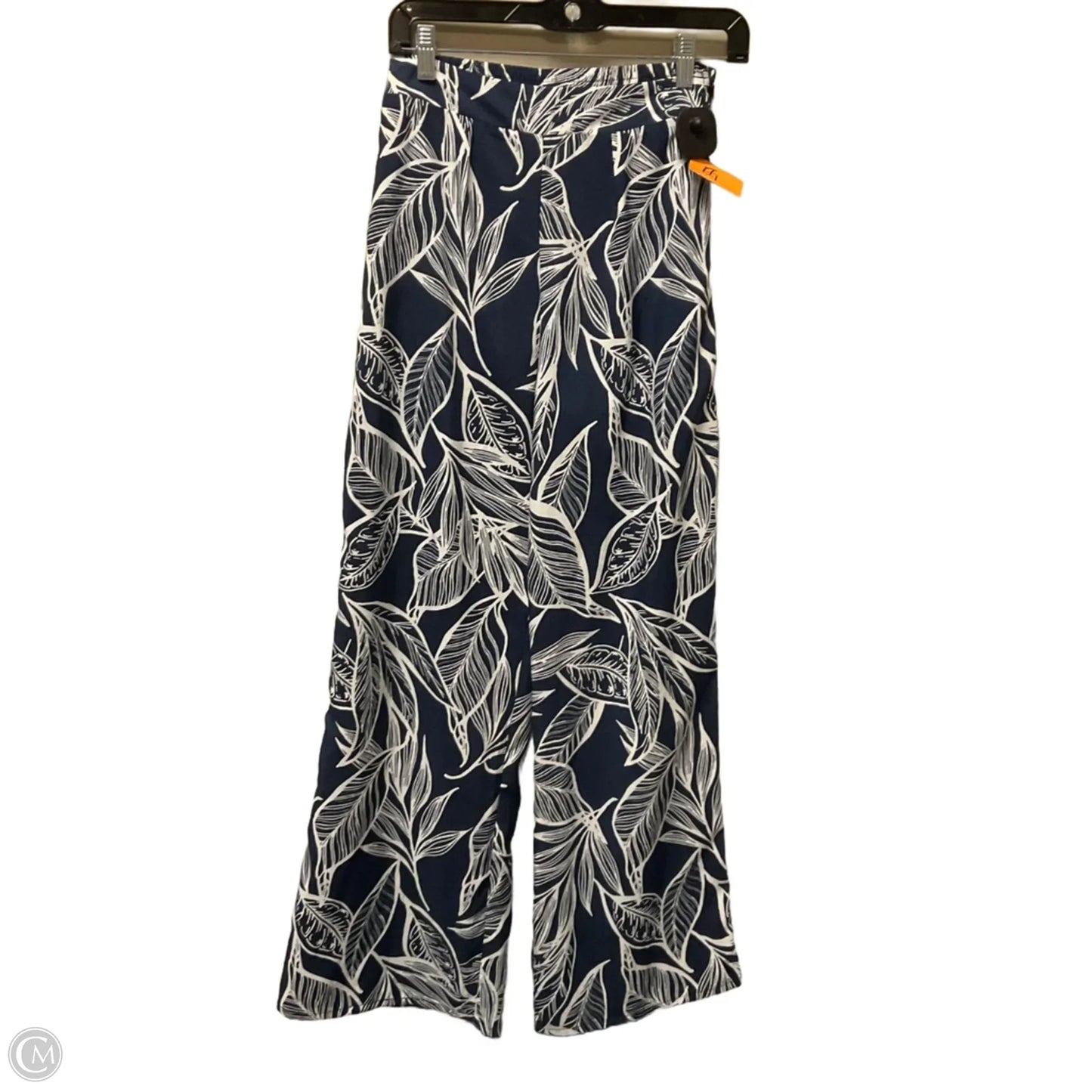 Pants Set 2pc By Clothes Mentor In Blue & White, Size: S