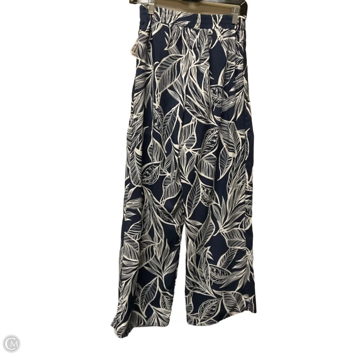 Pants Set 2pc By Clothes Mentor In Blue & White, Size: S