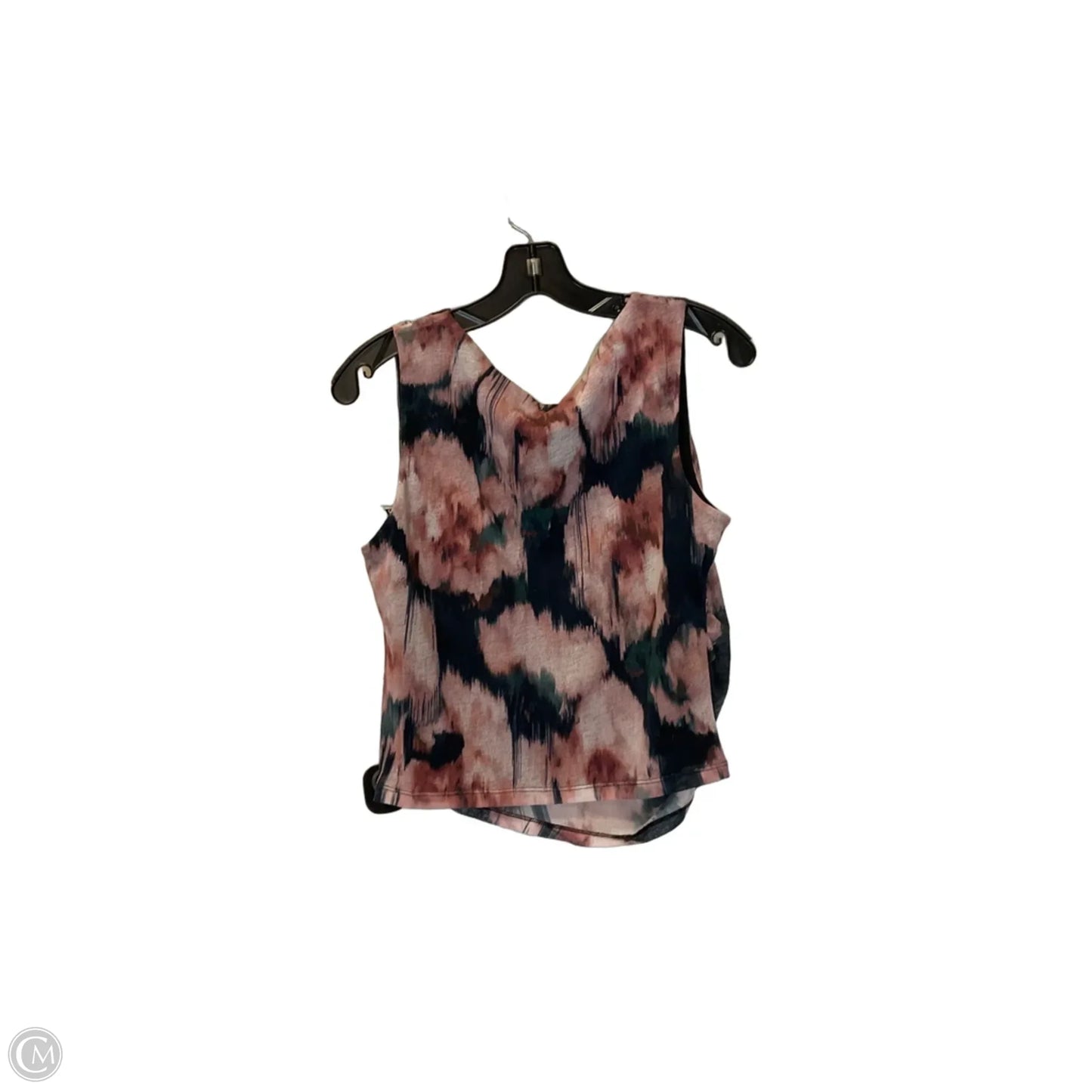 Top Sleeveless By Abercrombie And Fitch In Blue & Pink, Size: L
