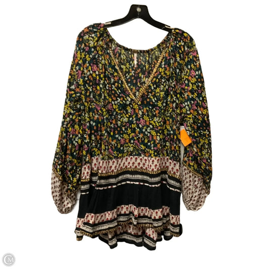 Top Long Sleeve By Free People In Multi-colored, Size: S