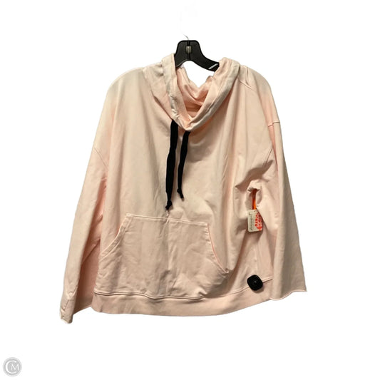 Sweatshirt Collar By Free People In Pink, Size: M