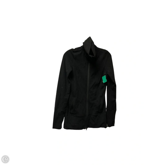 Athletic Jacket By Lululemon In Black, Size: 4