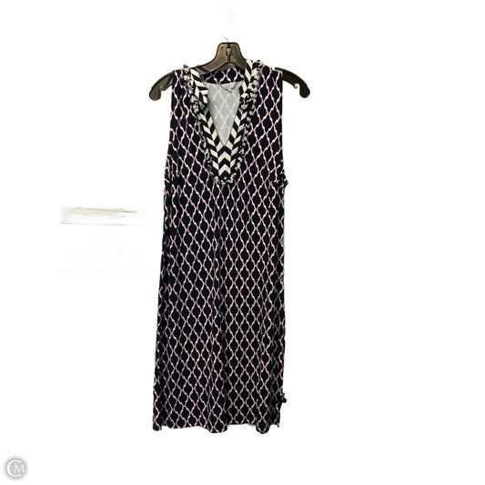 Dress Casual Short By Crown And Ivy In Blue & Pink, Size: L