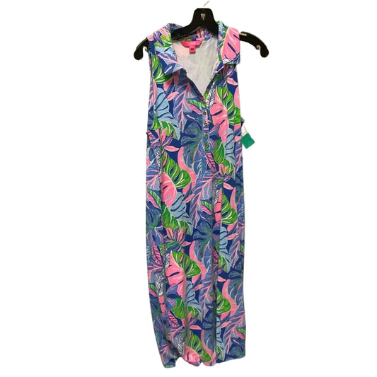 Dress Designer By Lilly Pulitzer In Blue & Pink, Size: L
