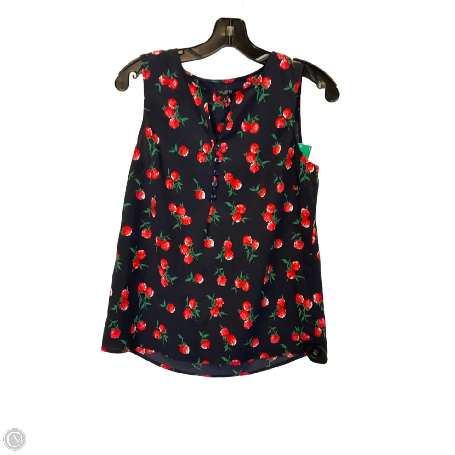 Top Sleeveless By Talbots In Blue & Red, Size: S