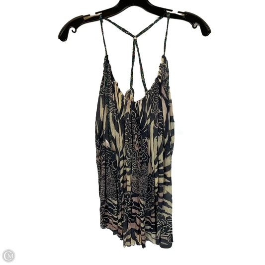 Top Sleeveless By Free People In Cream & Grey, Size: M